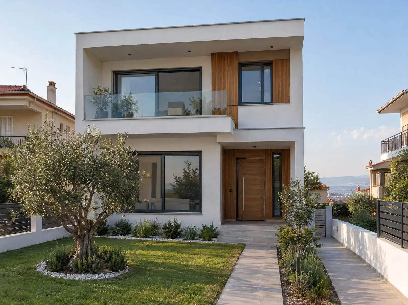 Ενδεικτική εικόνα σύγχρονης διώροφης κατοικίας